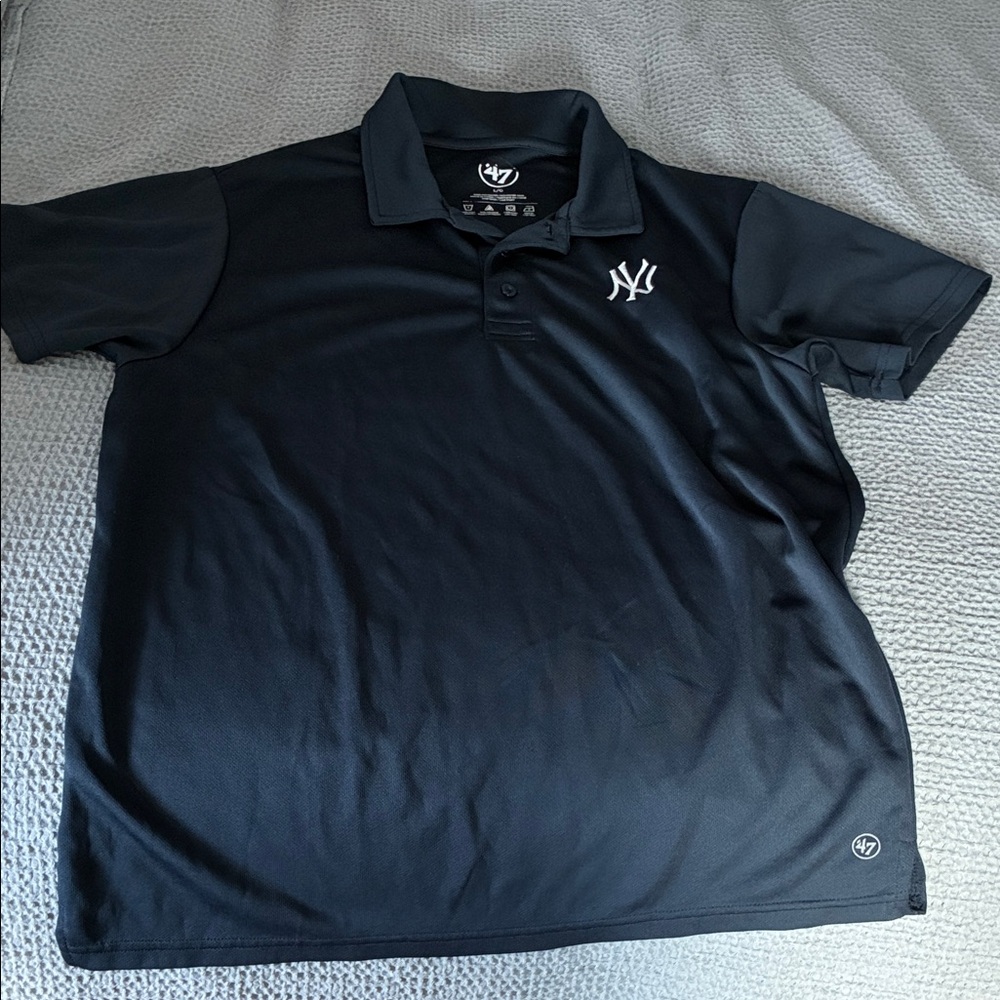 47 Men's Dark Polo with NY Logo